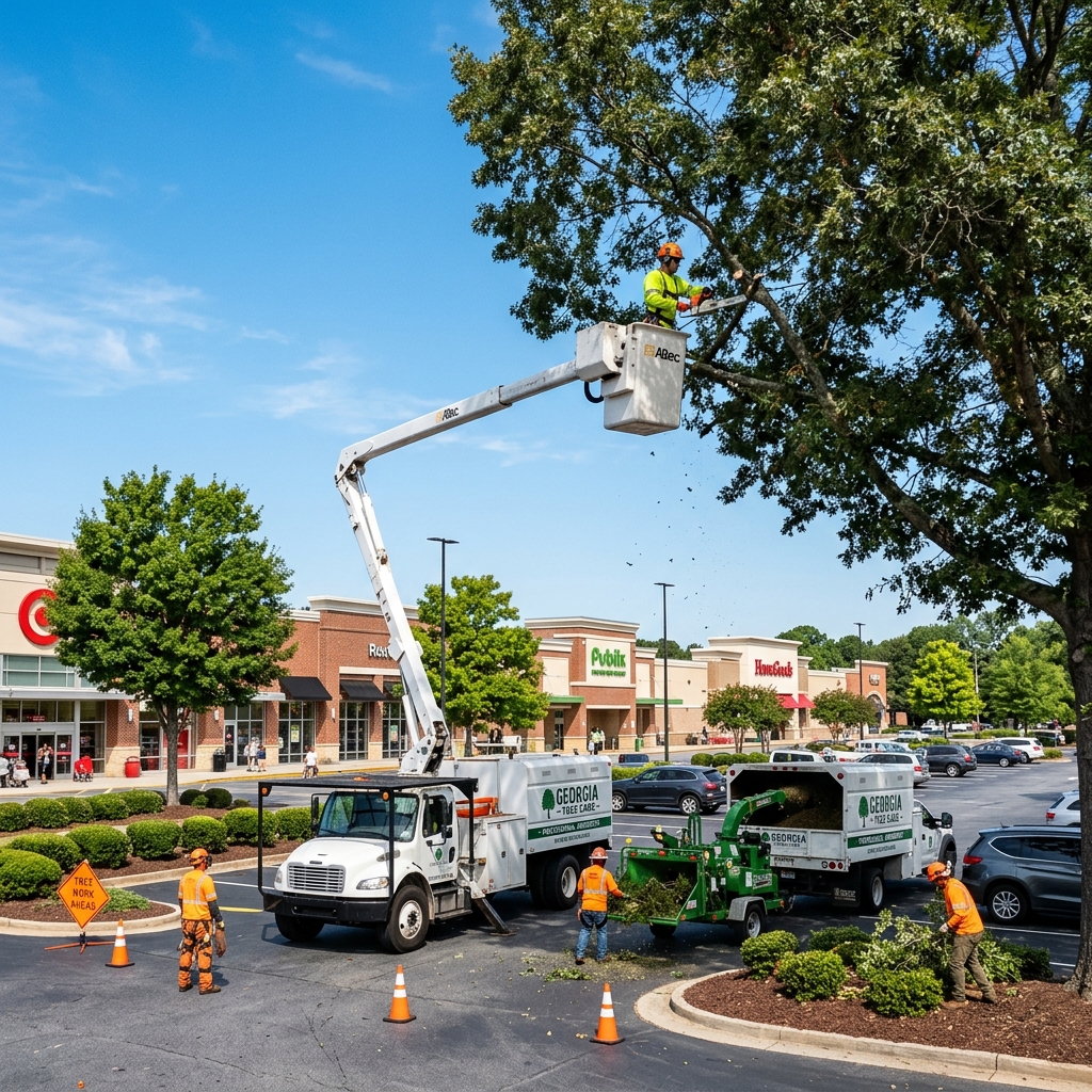 Commercial property tree maintenance