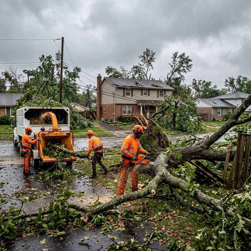 Storm Damage Tree Cleanup Lilburn GA